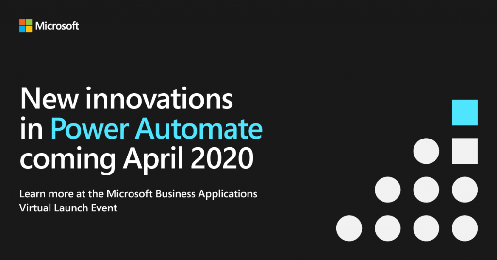 Microsoft Business Applications Virtual Launch Event April 2020.
